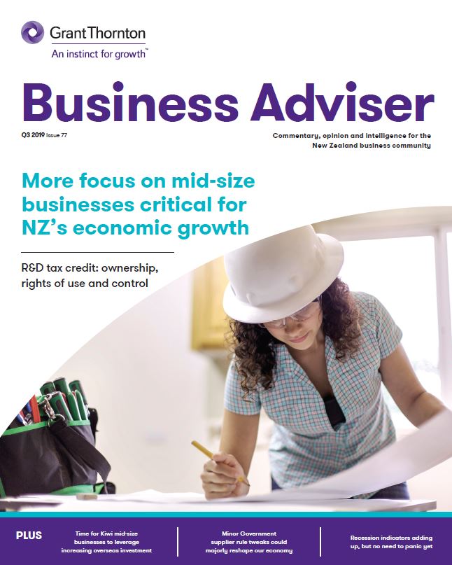 Business Adviser, Q3 2019 Grant Thornton New Zealand